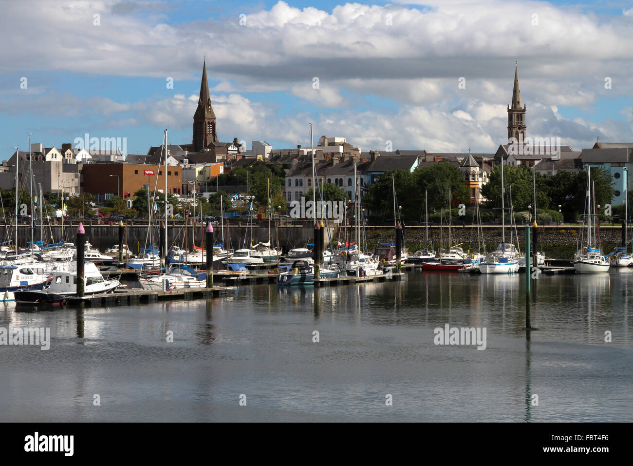 La marina en Bangor, Co Down, Irlanda del Norte. Foto de stock