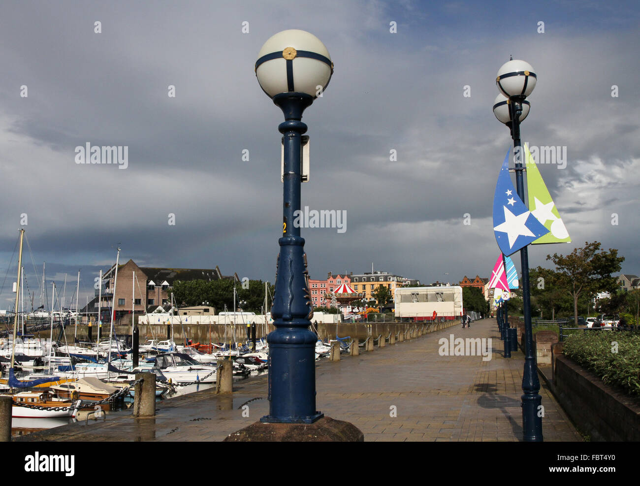 La marina en Bangor, Co Down, Irlanda del Norte. Foto de stock