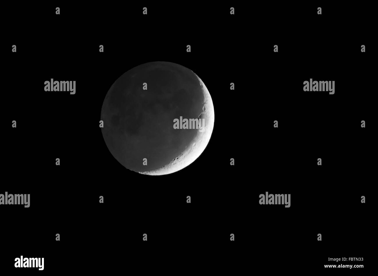 Cuarto creciente luna fotografías e imágenes de alta resolución Alamy