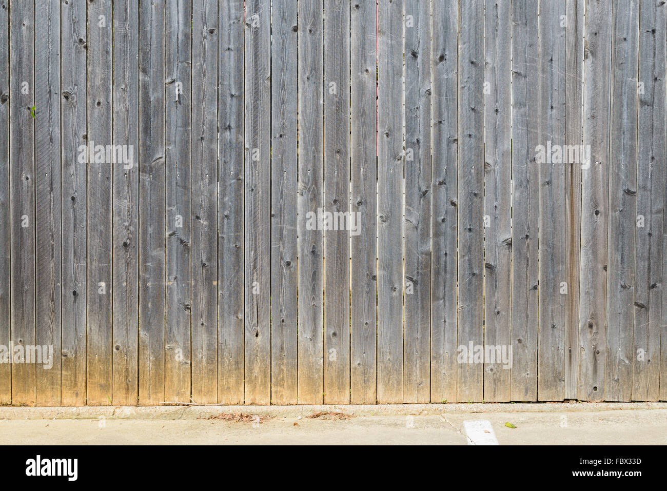 Gran gran valla de madera paralelas, patrón de fondo Foto de stock