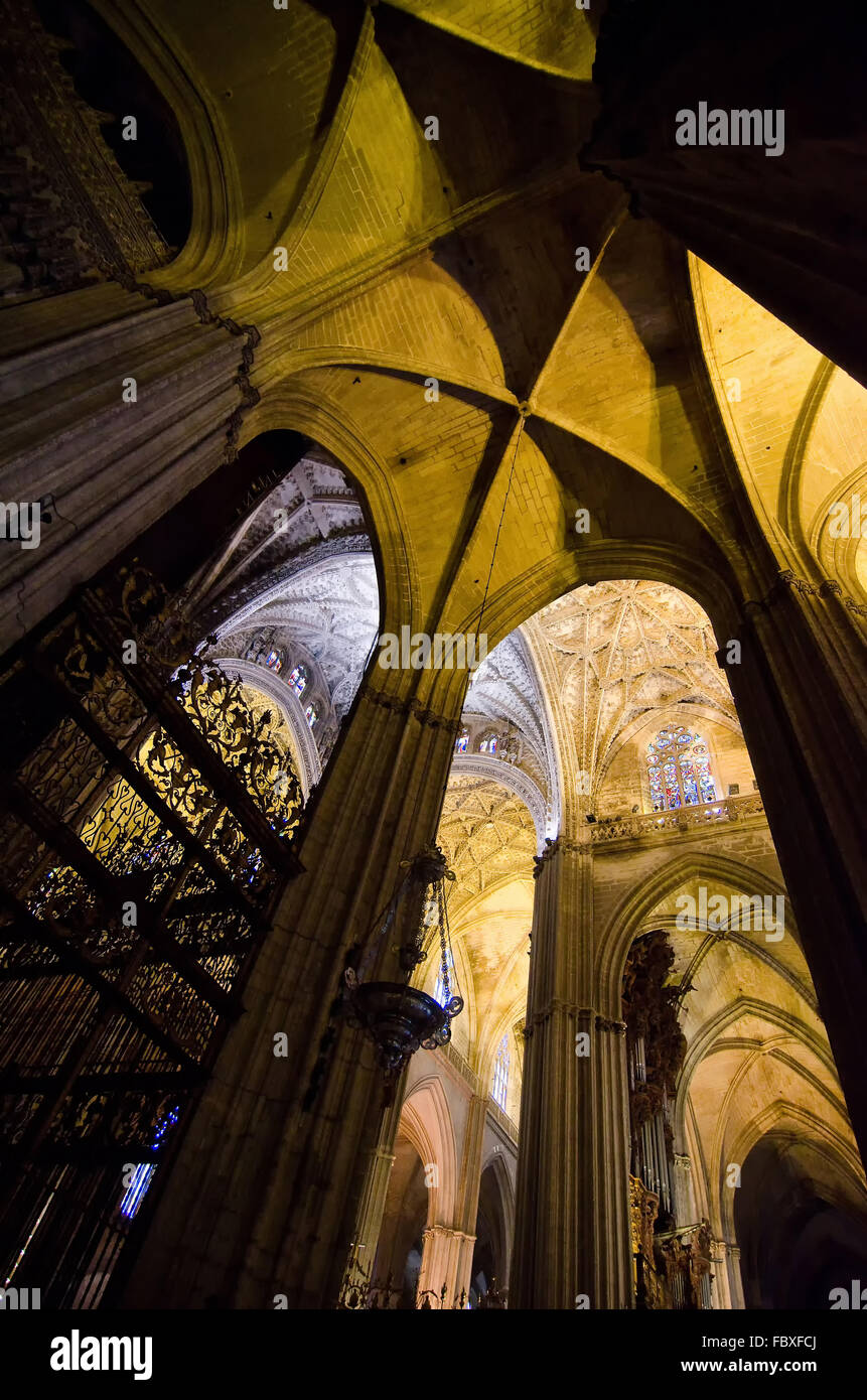 Catedral de Sevilla, España Foto de stock