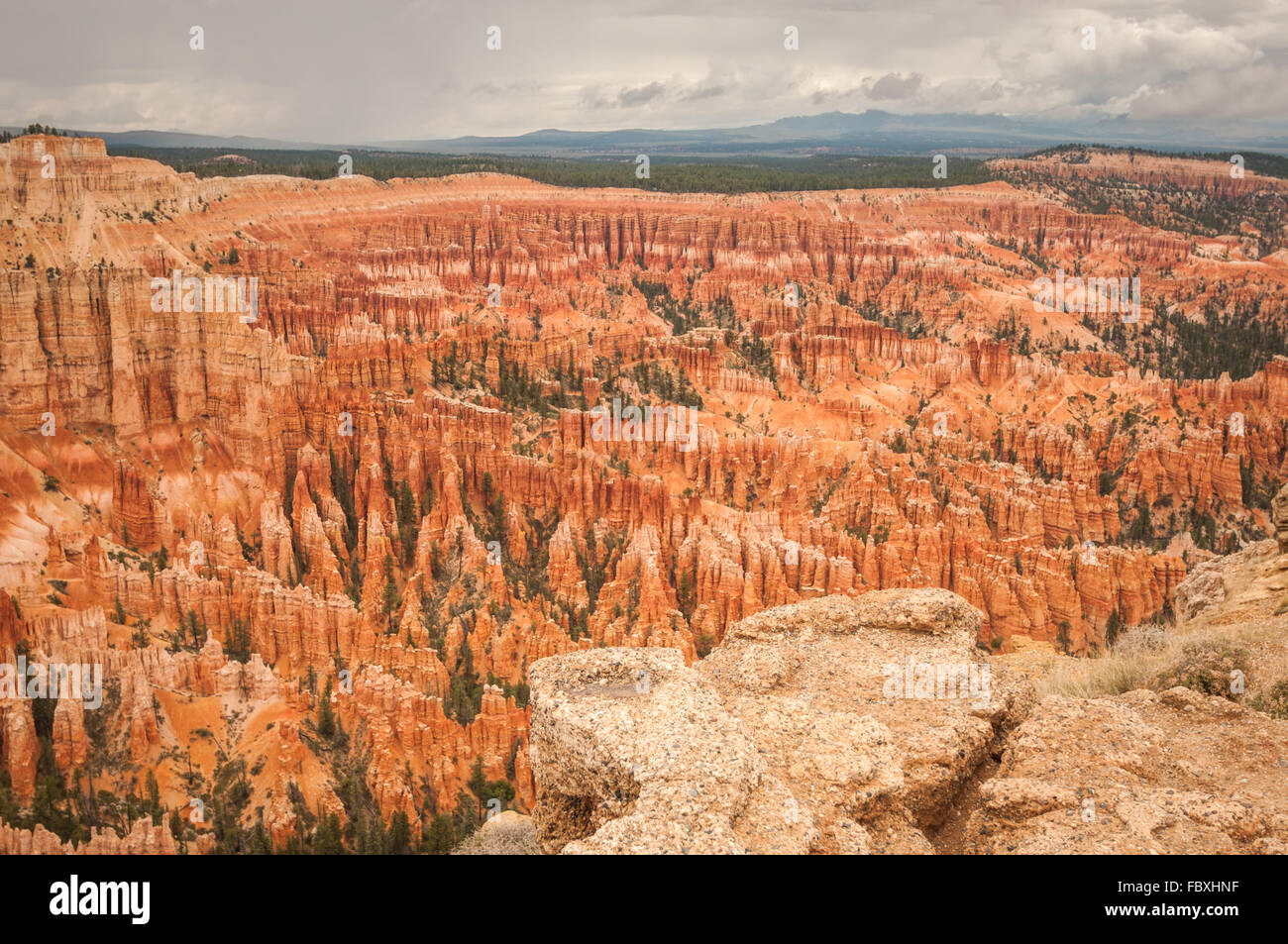 Valle de Bryce Canyon anfiteatro Foto de stock