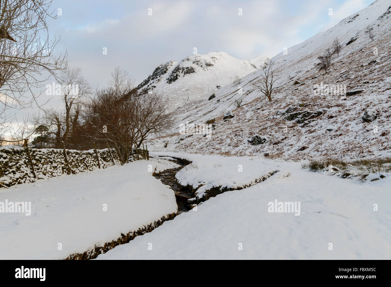 En la zona de Lake District Patterdale Foto de stock