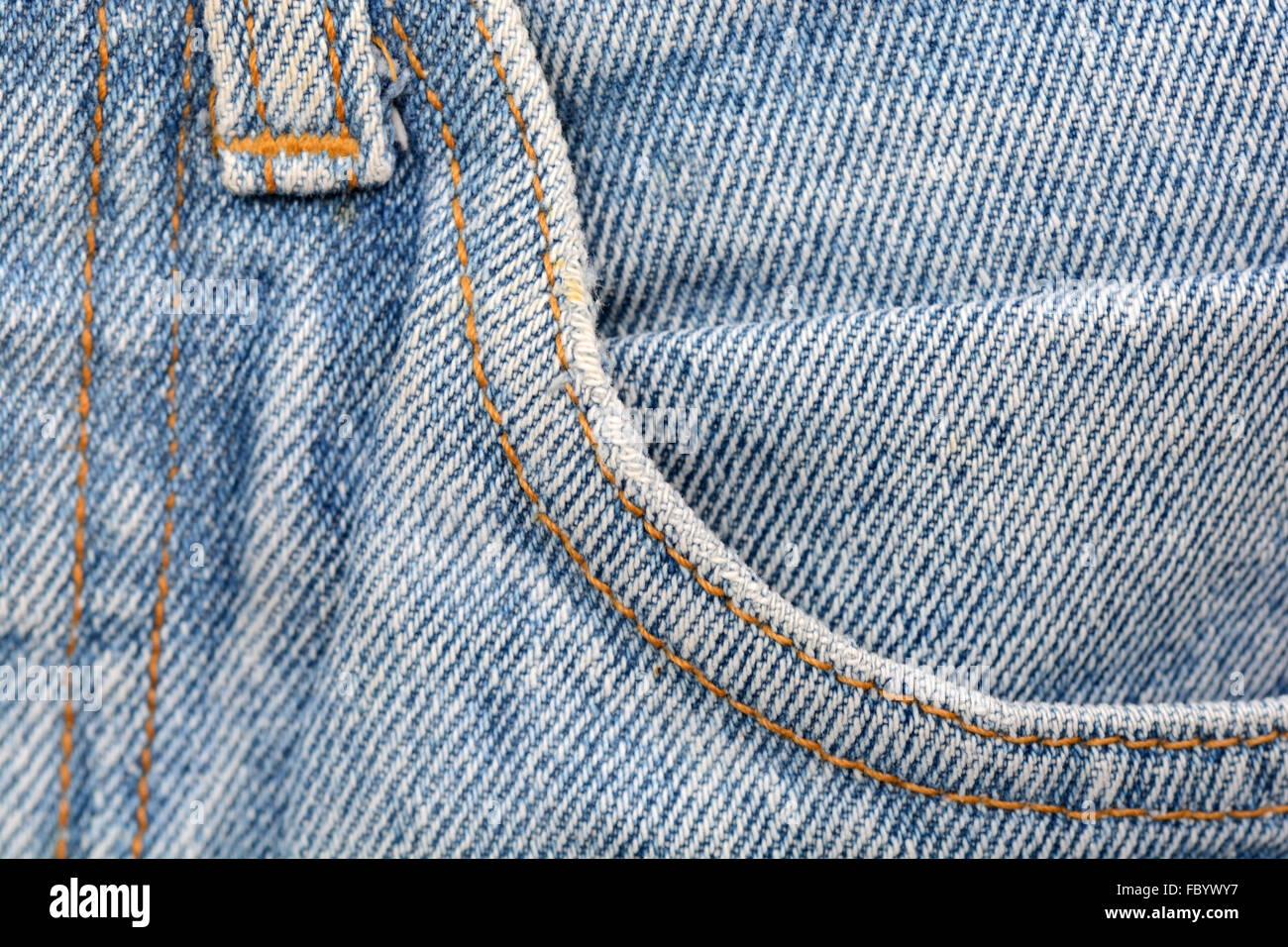 Blue jeans textura Foto de stock