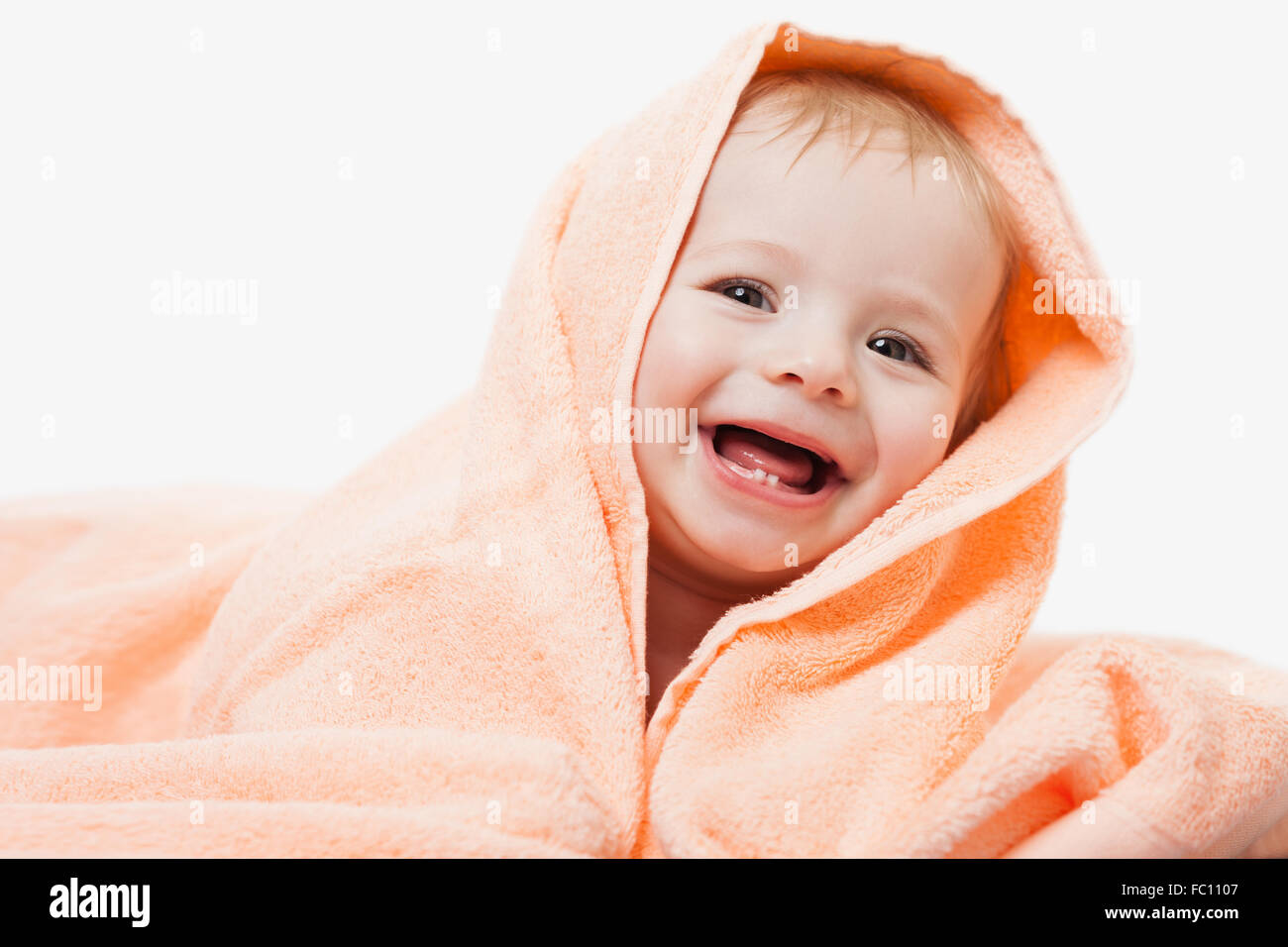 Poco lindo bebé niño Foto de stock