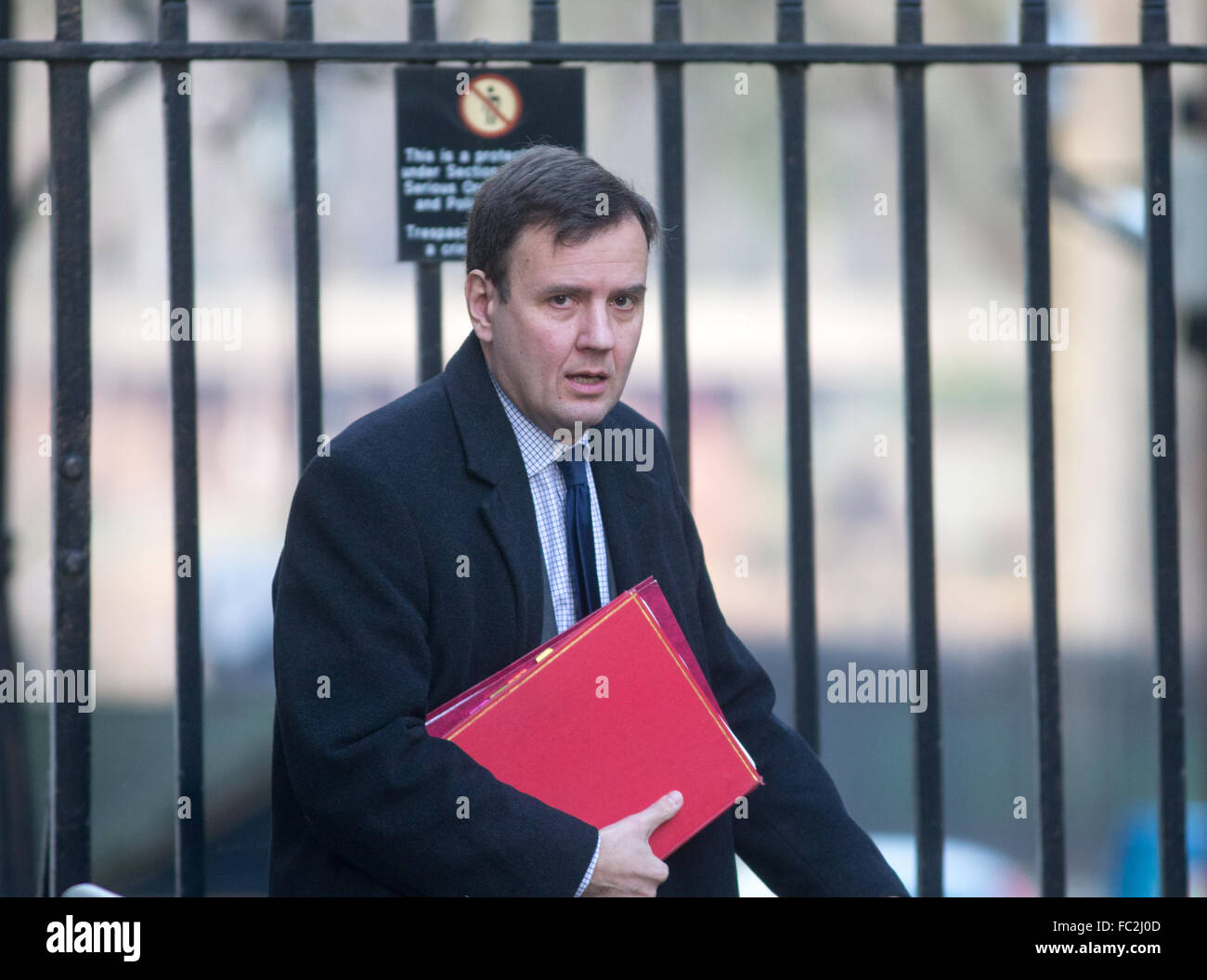 Greg manos,Secretario Jefe de la Tesorería,llega a Downing Street durante una reunión del gabinete,Él es MP para Chelsea y Fulham Foto de stock