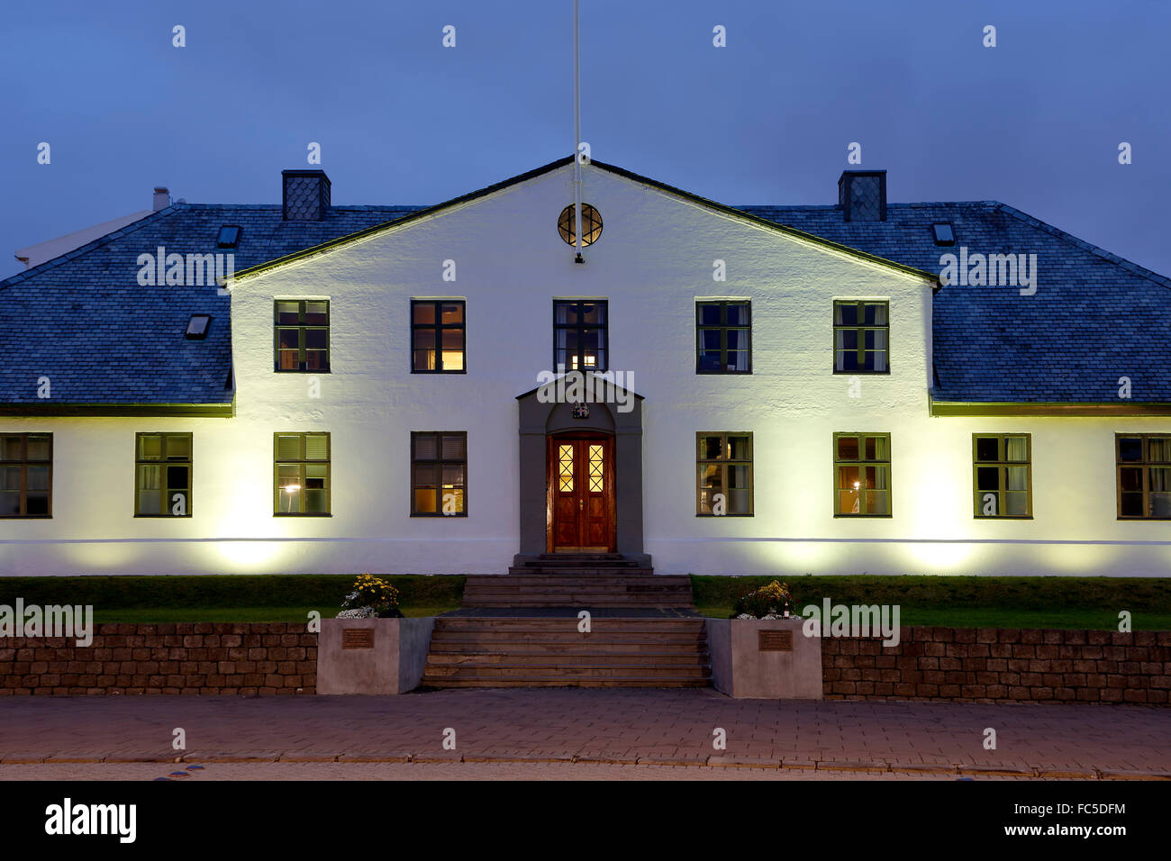 La Casa de Gobierno, en Reykjavik, Islandia Fotografía de stock - Alamy