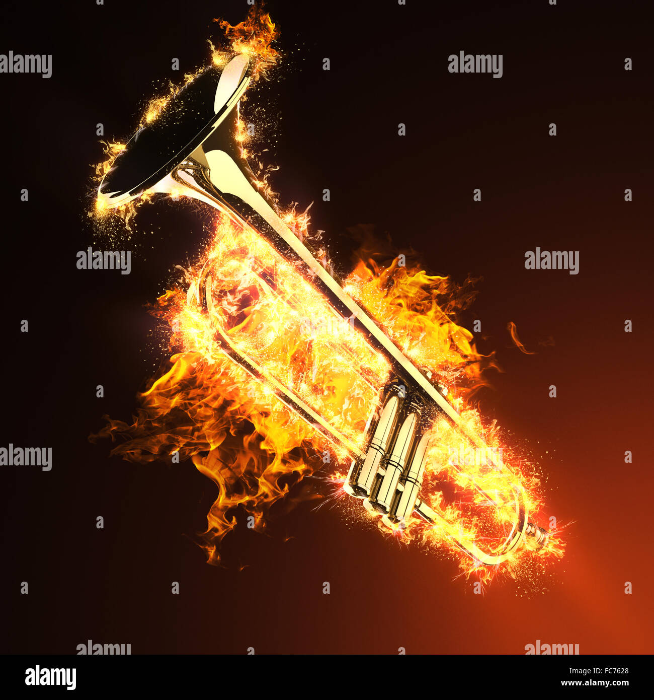 Trompeta De Fuego Fotos e Imágenes de stock Alamy