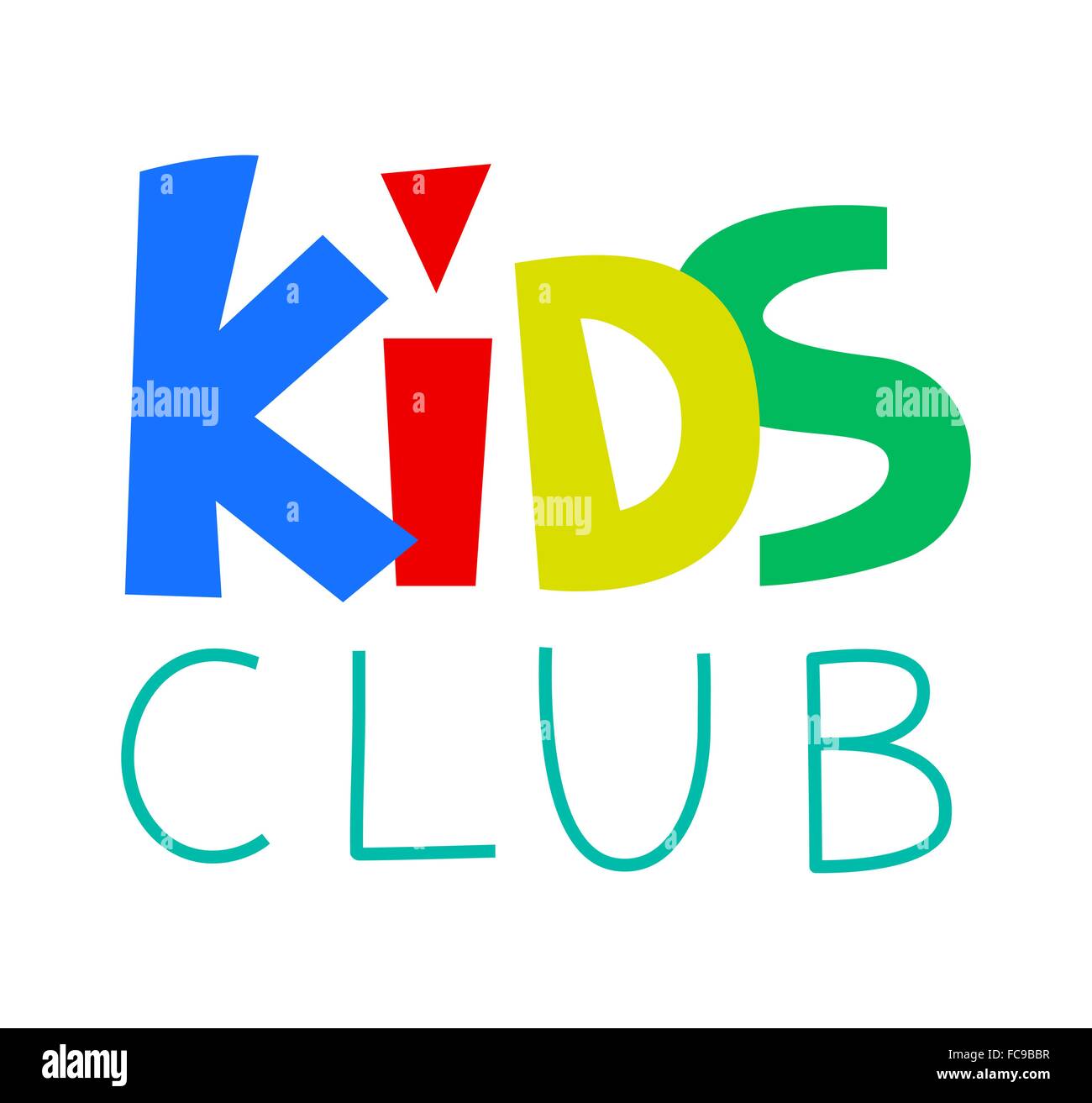 Kids Club Vector Logo Plantilla Imagen Vector de stock Alamy