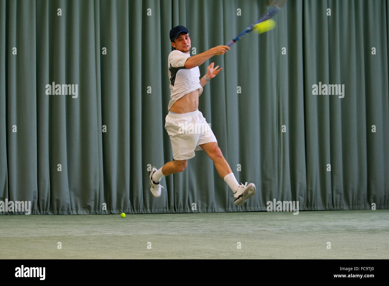 Jugadores de tenis Foto de stock