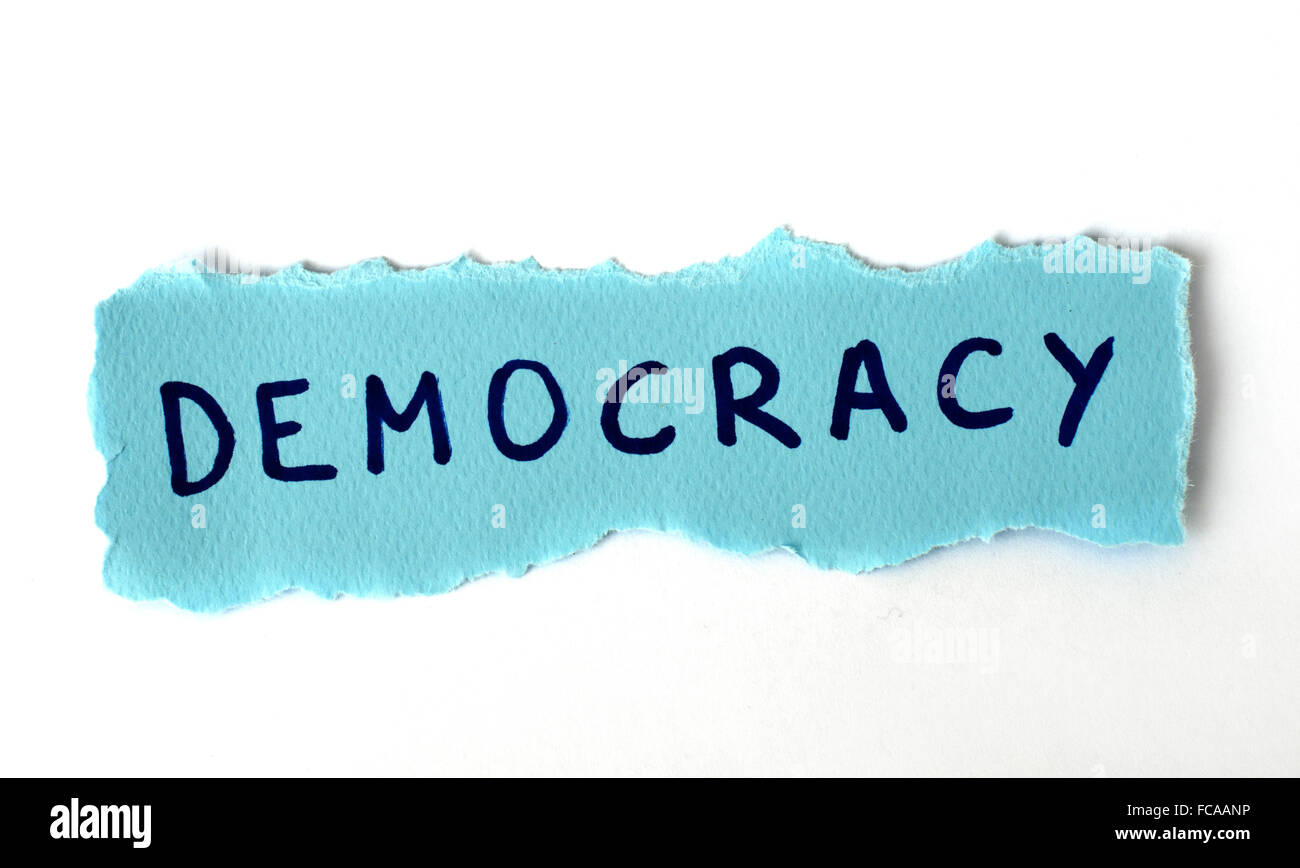 palabra democracia