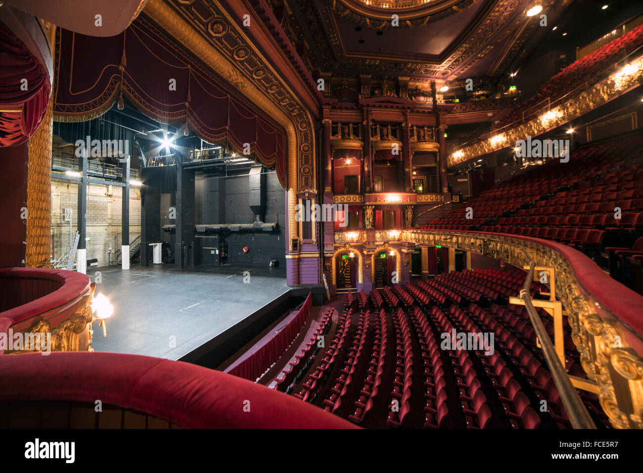 El Palace Theatre de Manchester Foto de stock