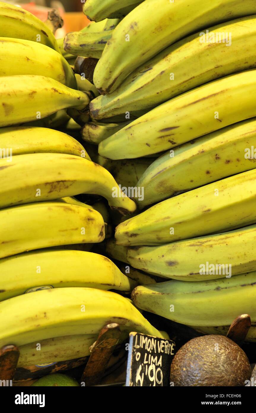Los plátanos. El Mercat de Sant Josep de la Boqueria, alias de La