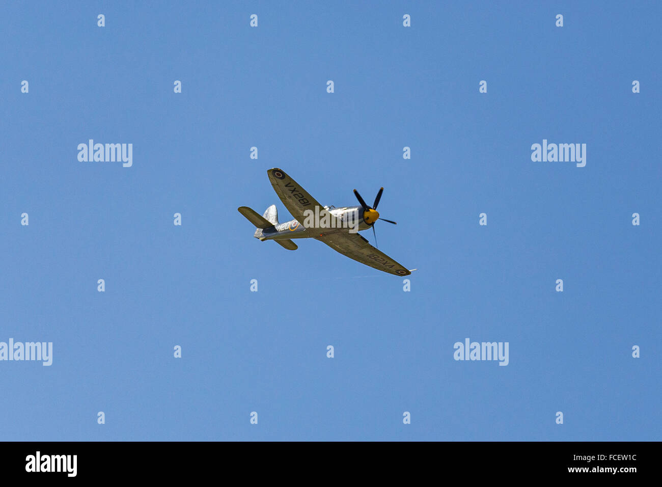Mar Hawker Fury, Farnborough International Airshow, Aeropuerto, Rushmoor Farnborough, Hampshire, Inglaterra Foto de stock