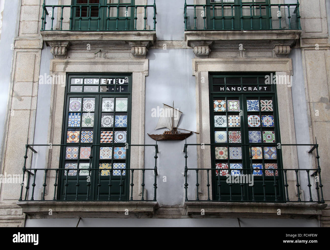 Taller de Cerámica en Porto Foto de stock