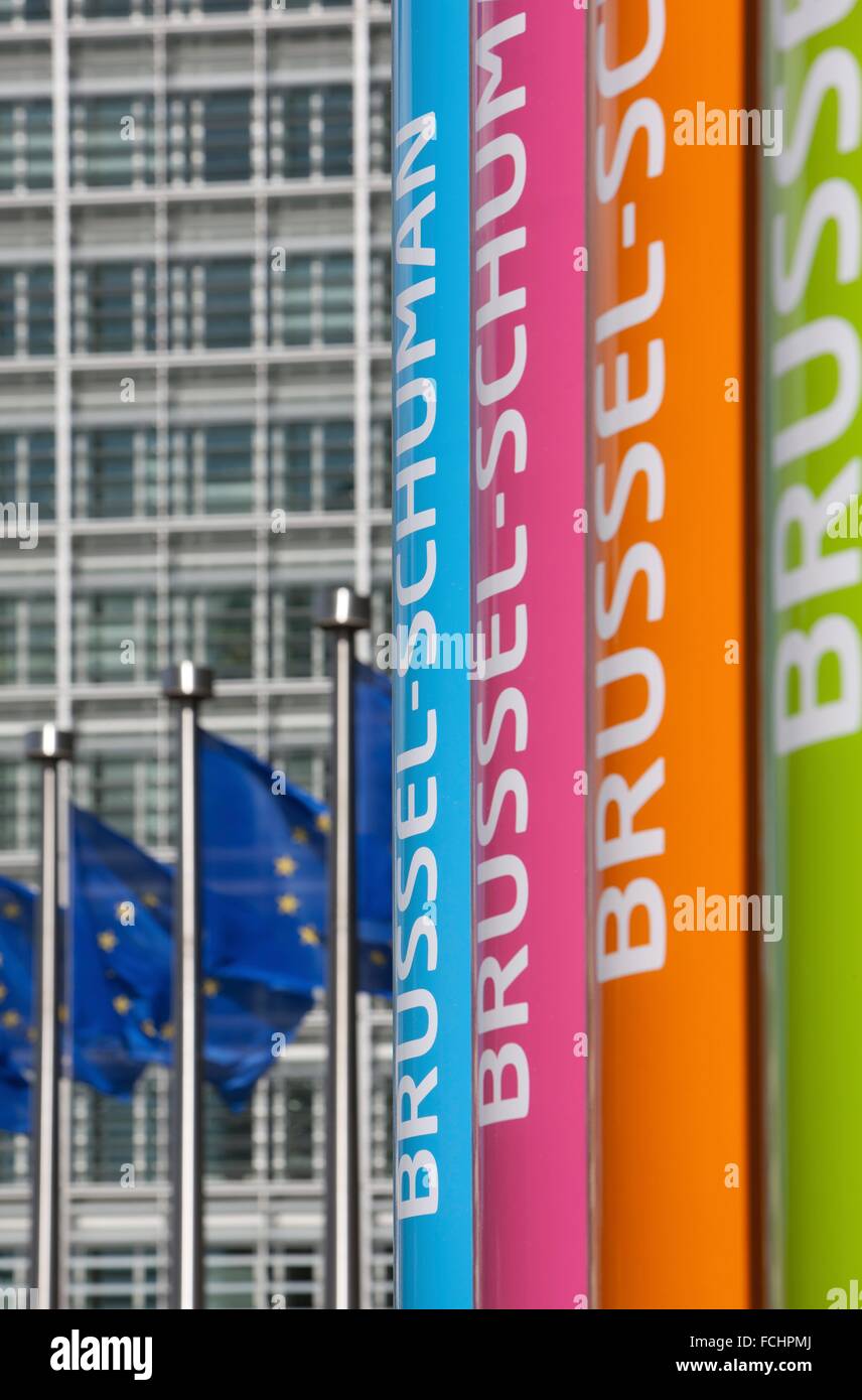 Comisión Europea, Bruselas, Bélgica Foto de stock