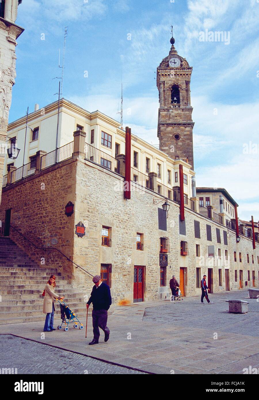 La Plaza del Machete. Vitoria, España Fotografía de stock Alamy