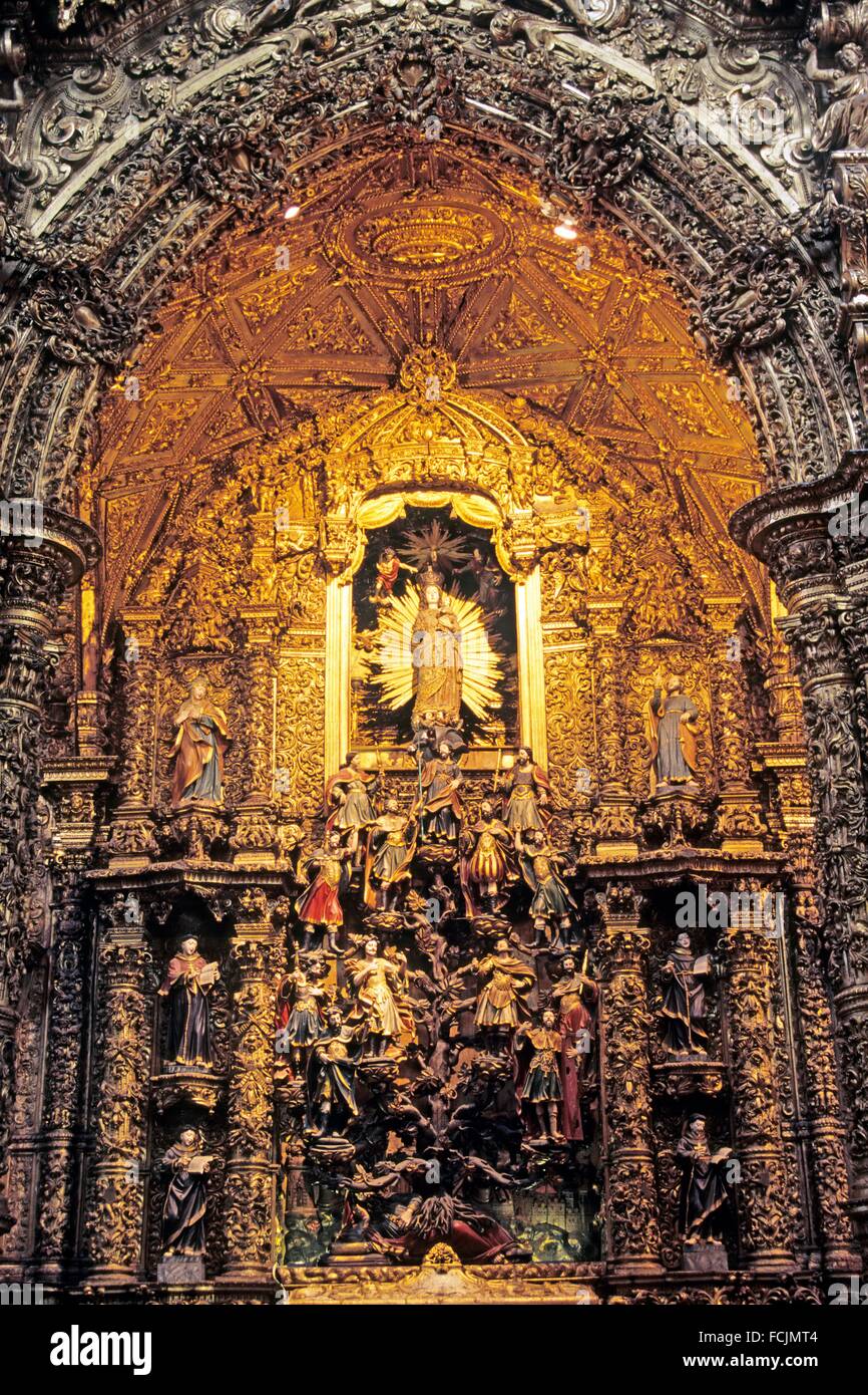 ‘‘Árbol de Jesé", madera policromada, Iglesia de San Francisco de