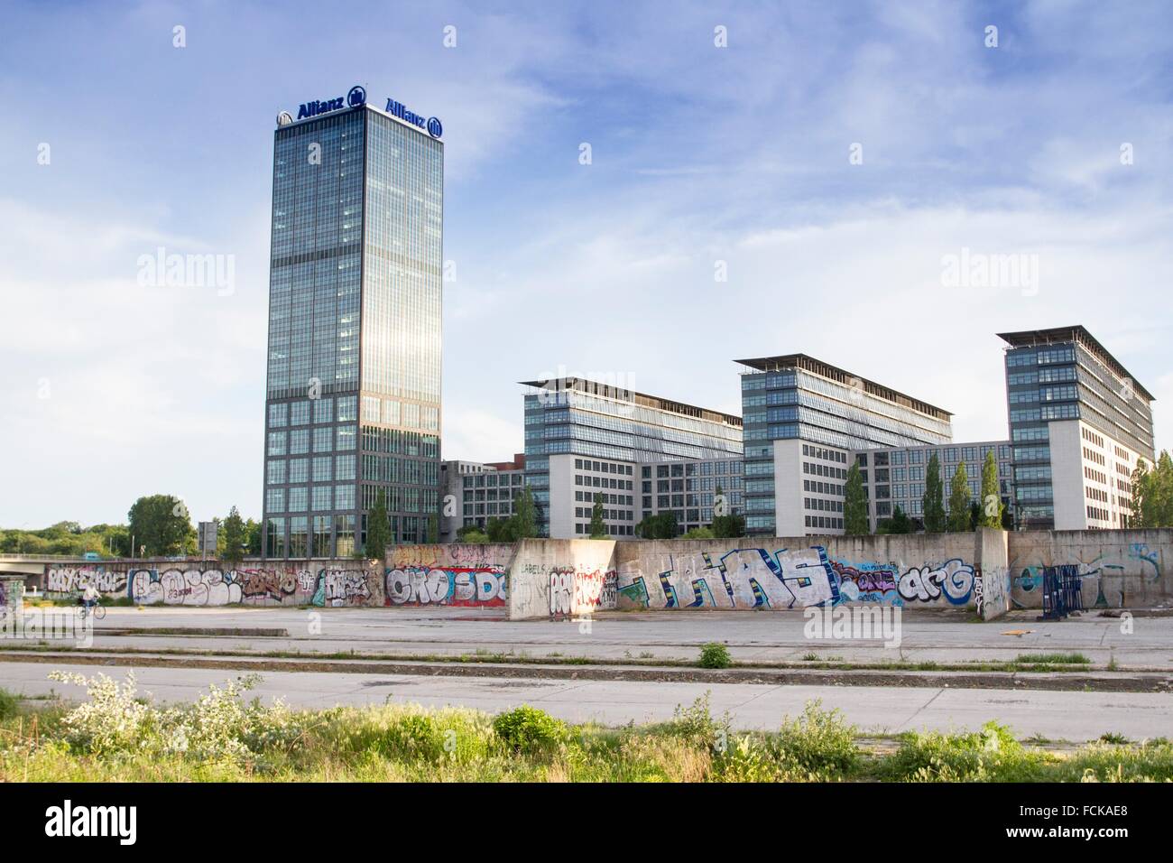 Torre de Allianz, Berlín, Alemania Foto de stock