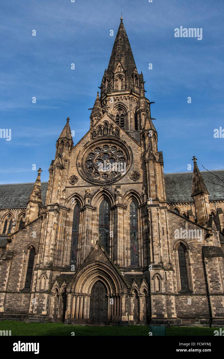 Santa María Catedral Episcopal -en Edimburgo del siglo XIX. Foto de stock