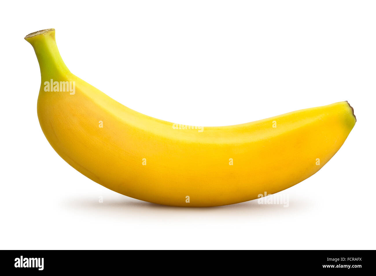 Banana aislado Foto de stock