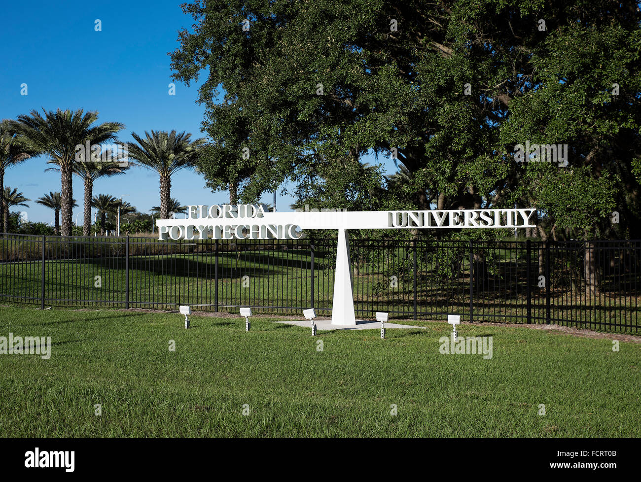 Universidad Politécnica de Florida, de Lakeland, Florida, EE.UU. Foto de stock