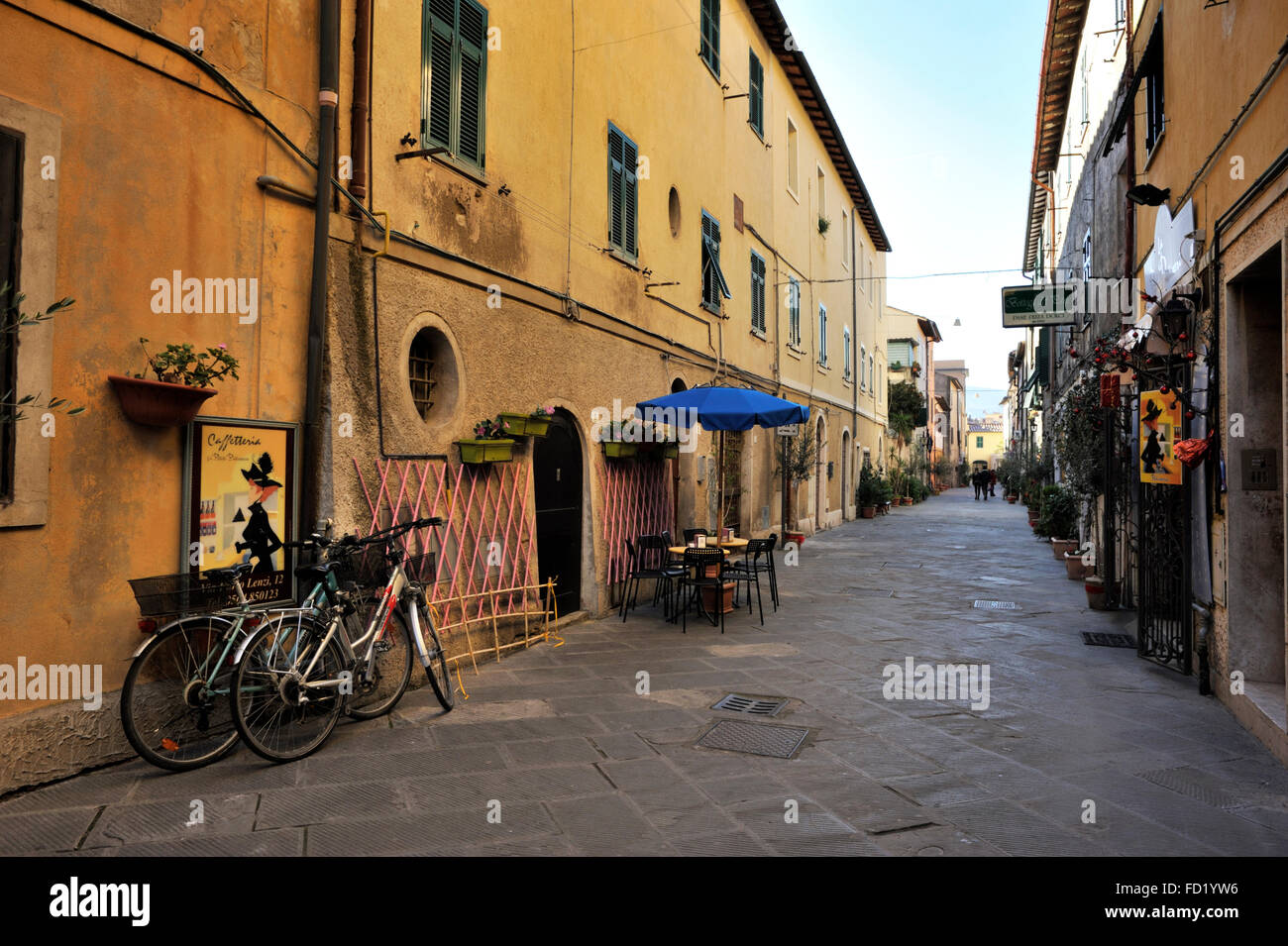 Italia, Toscana, Orbetello, Casco antiguo Foto de stock