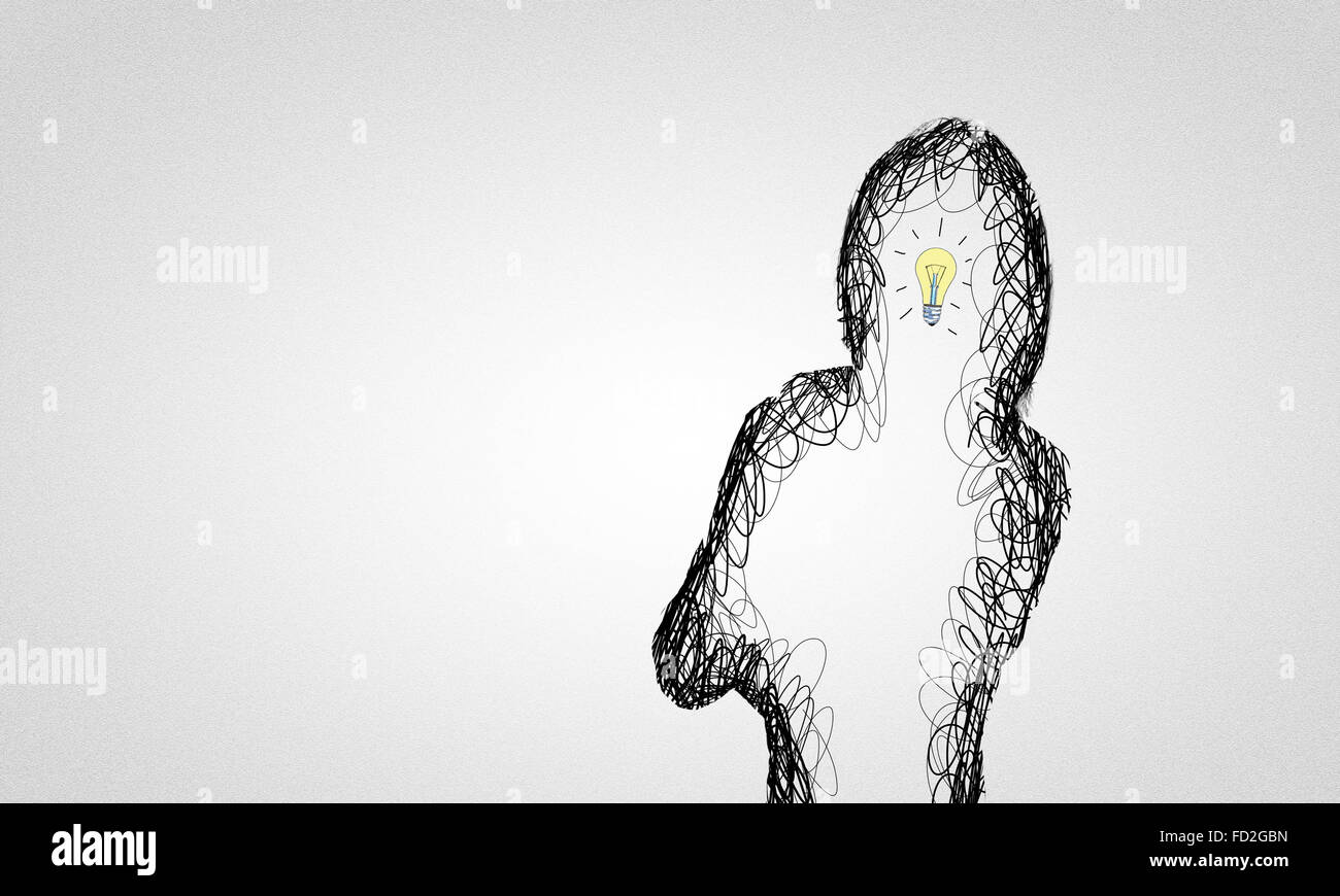 Dibuja la silueta de una mujer