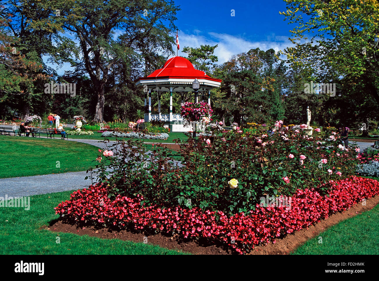 Los jardines públicos de Halifax, Nova Scotia Foto de stock