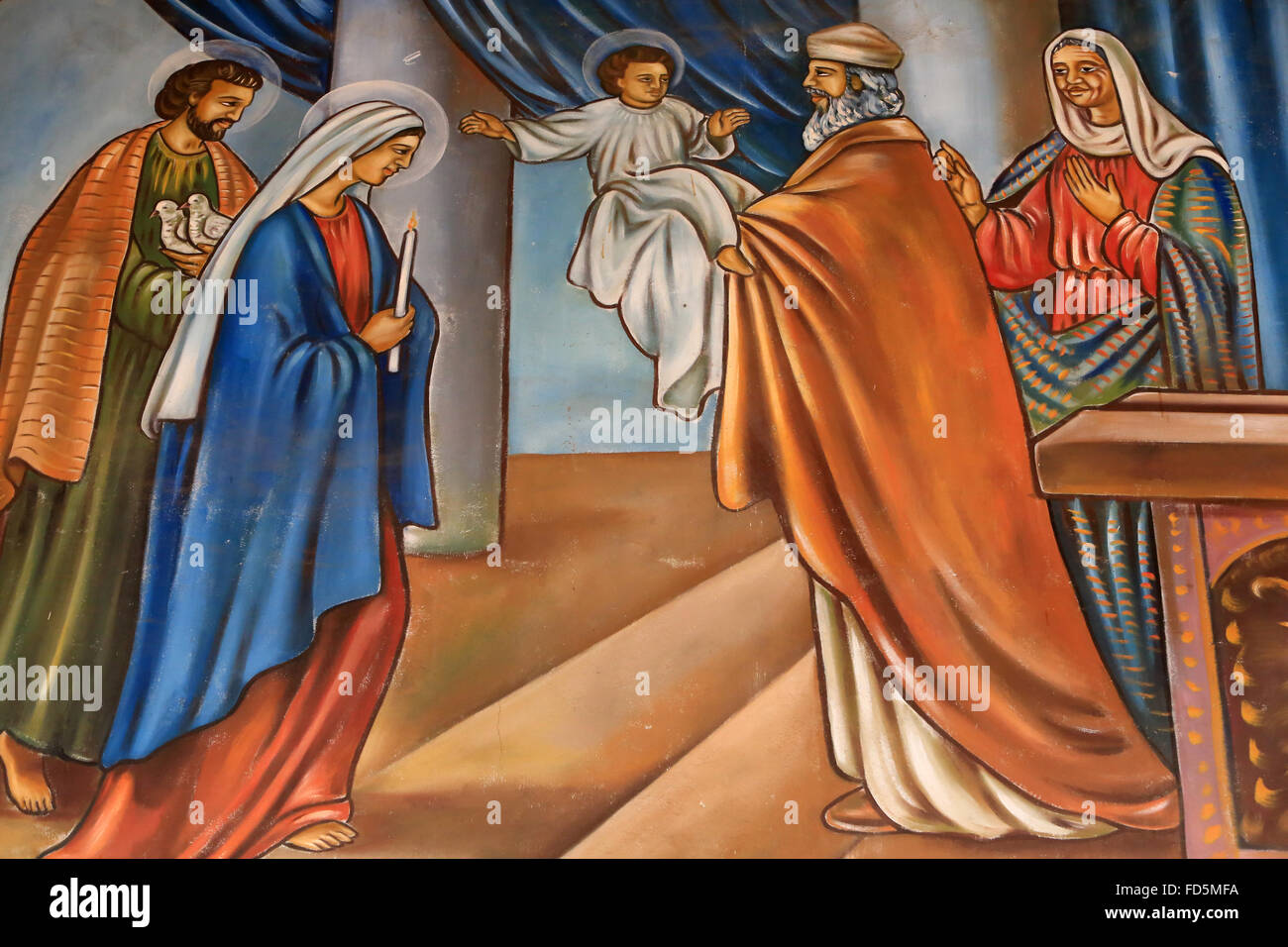 Presentación de Jesús en el templo. La Catedral de San Pedro y san Pablo. Foto de stock
