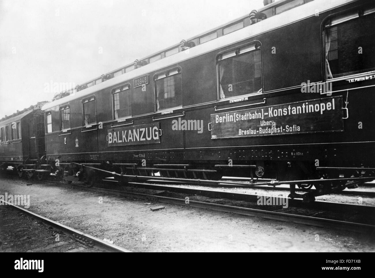 El Orient Express, 1915 Foto de stock