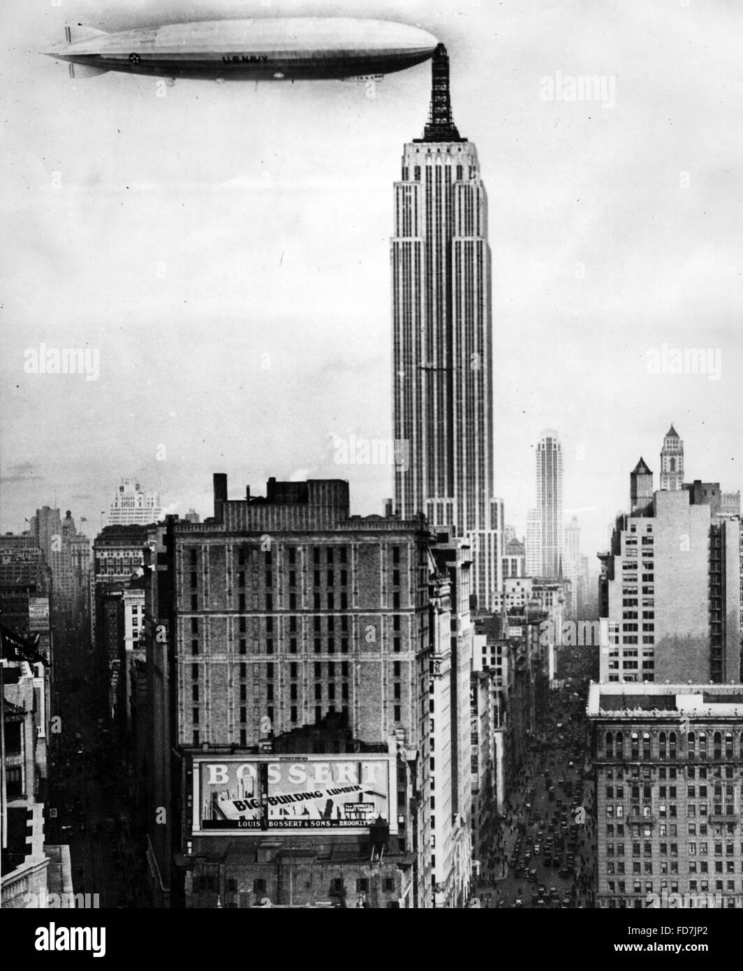 El Empire State Building, New York City, 1930/31 Foto de stock