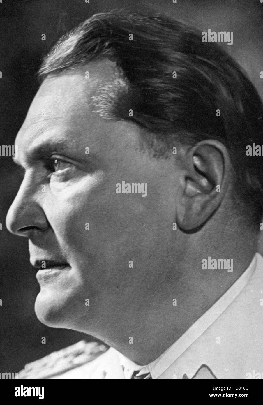 Retrato de perfil de Hermann Göring, 1943 Foto de stock