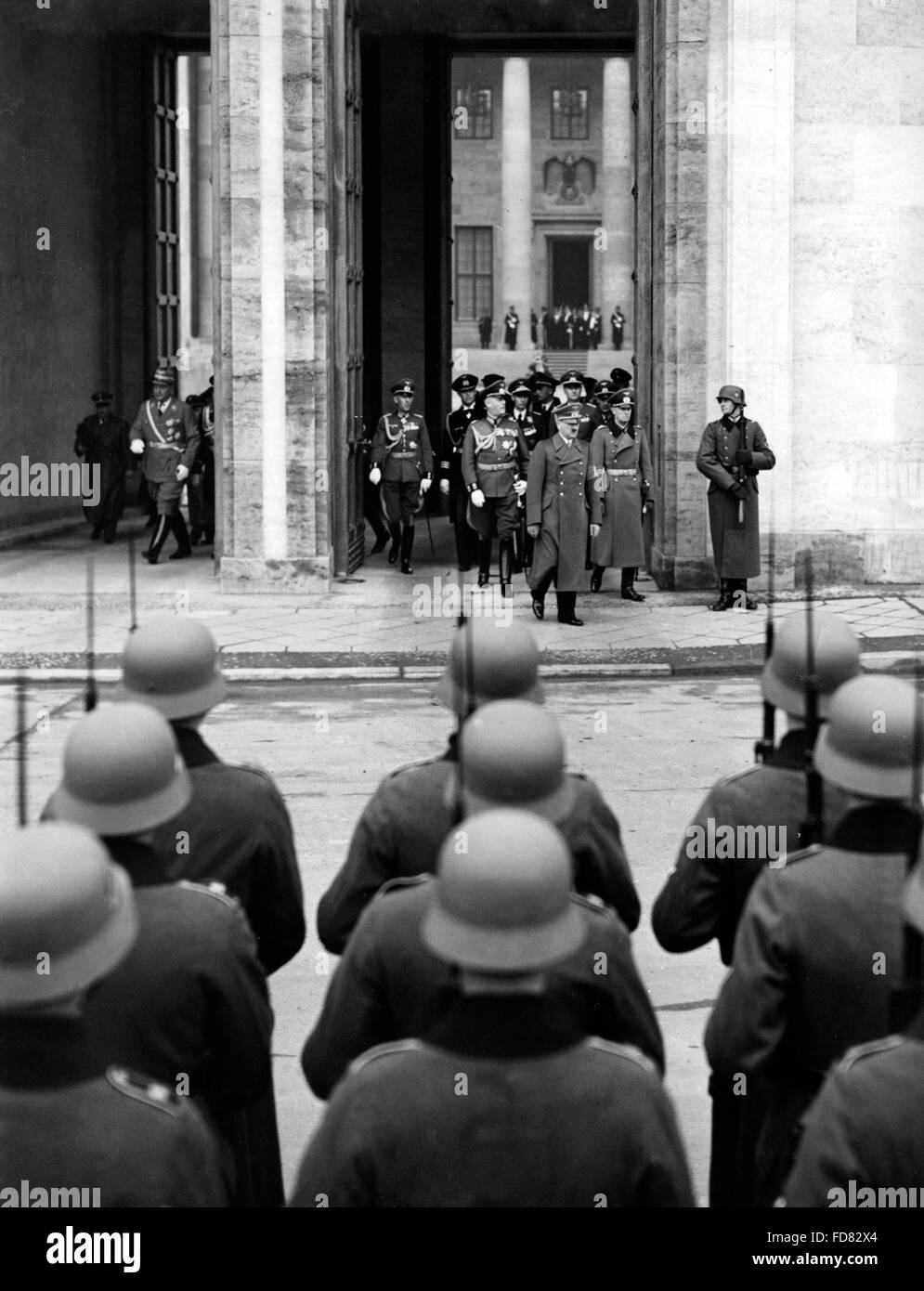 Adolf Hitler Con Wilhelm Keitel En El Nuevo Reich Cancillería 1939