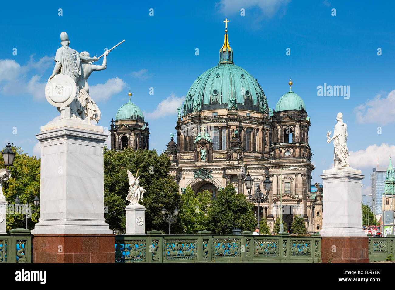 En Europa, Alemania, Berlín, la Catedral de Berlín Foto de stock