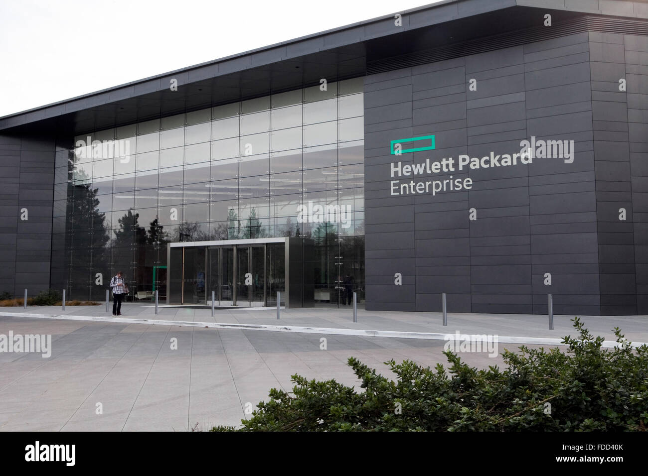 Una vista de la sede de la empresa Hewlett Packard en Palo Alto