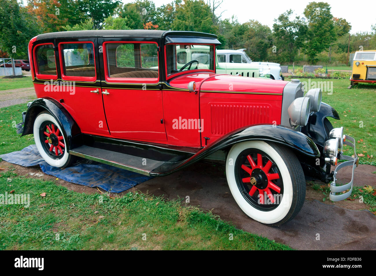 Una plaza Nash 1929-back del automóvil Coche sedán Foto de stock