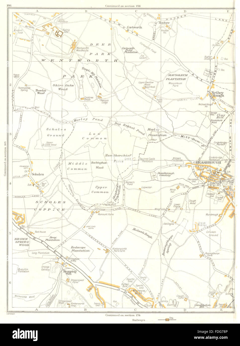 ROTHERHAMGreasebrough,Wingfield,Kimberworth Haugh, 1935