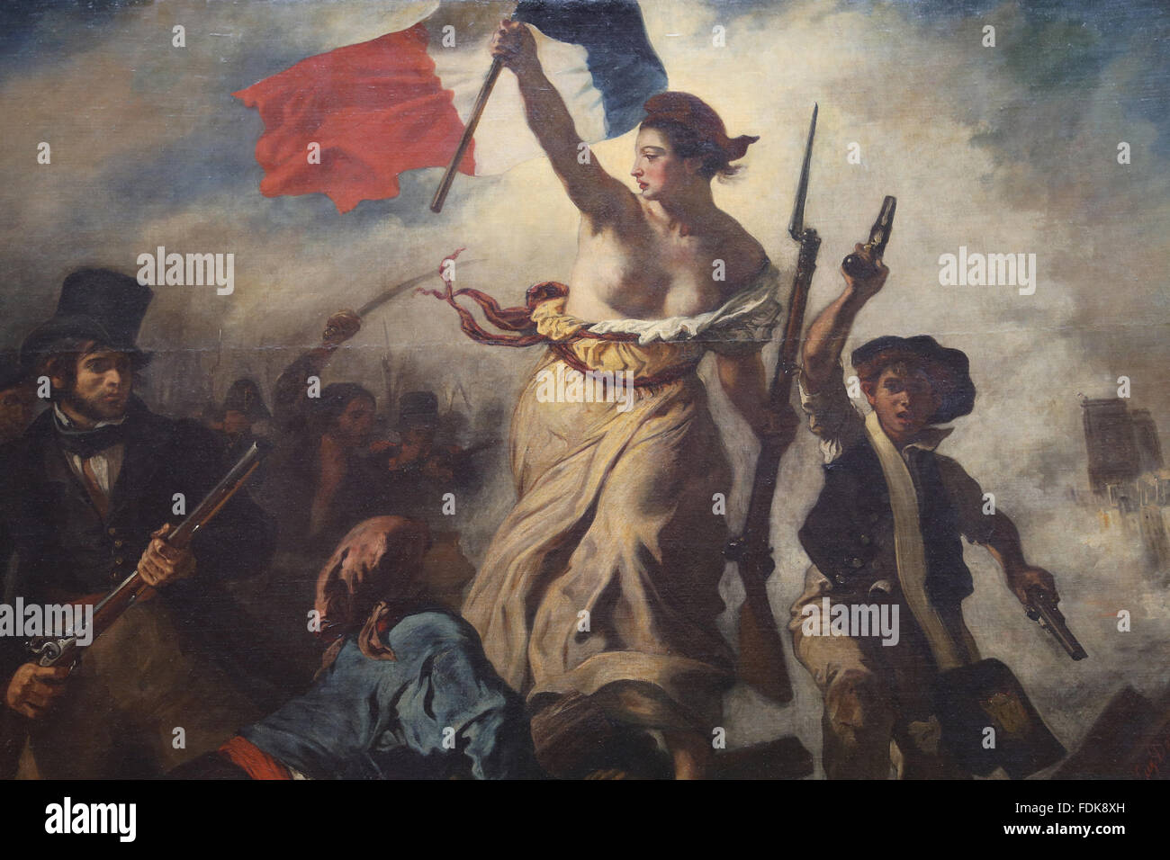 Libertad guiando al pueblo 28 de julio de 1830 eugene delacroix