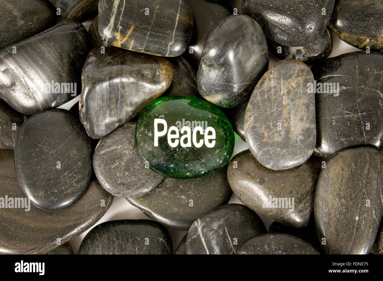 La paz aliento Stone Foto de stock