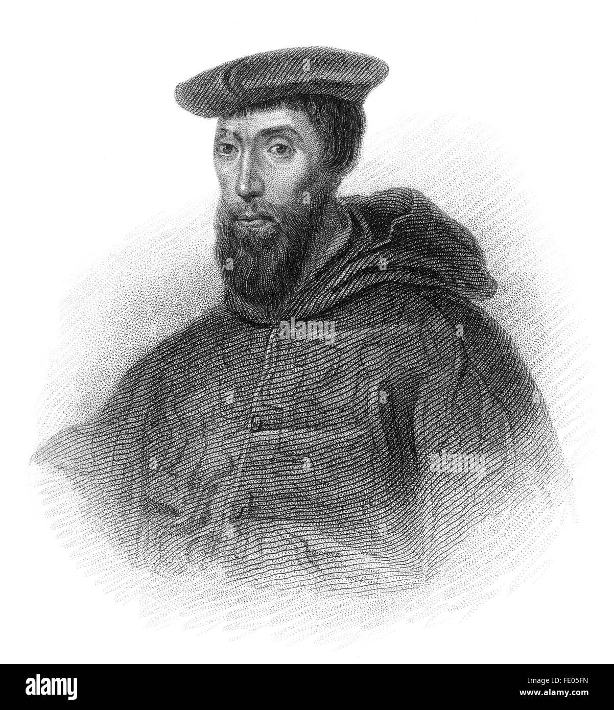 Reginald Pole, 1500-1558 Inglés, un cardenal de la Iglesia Católica, el Arzobispo de Canterbury Foto de stock