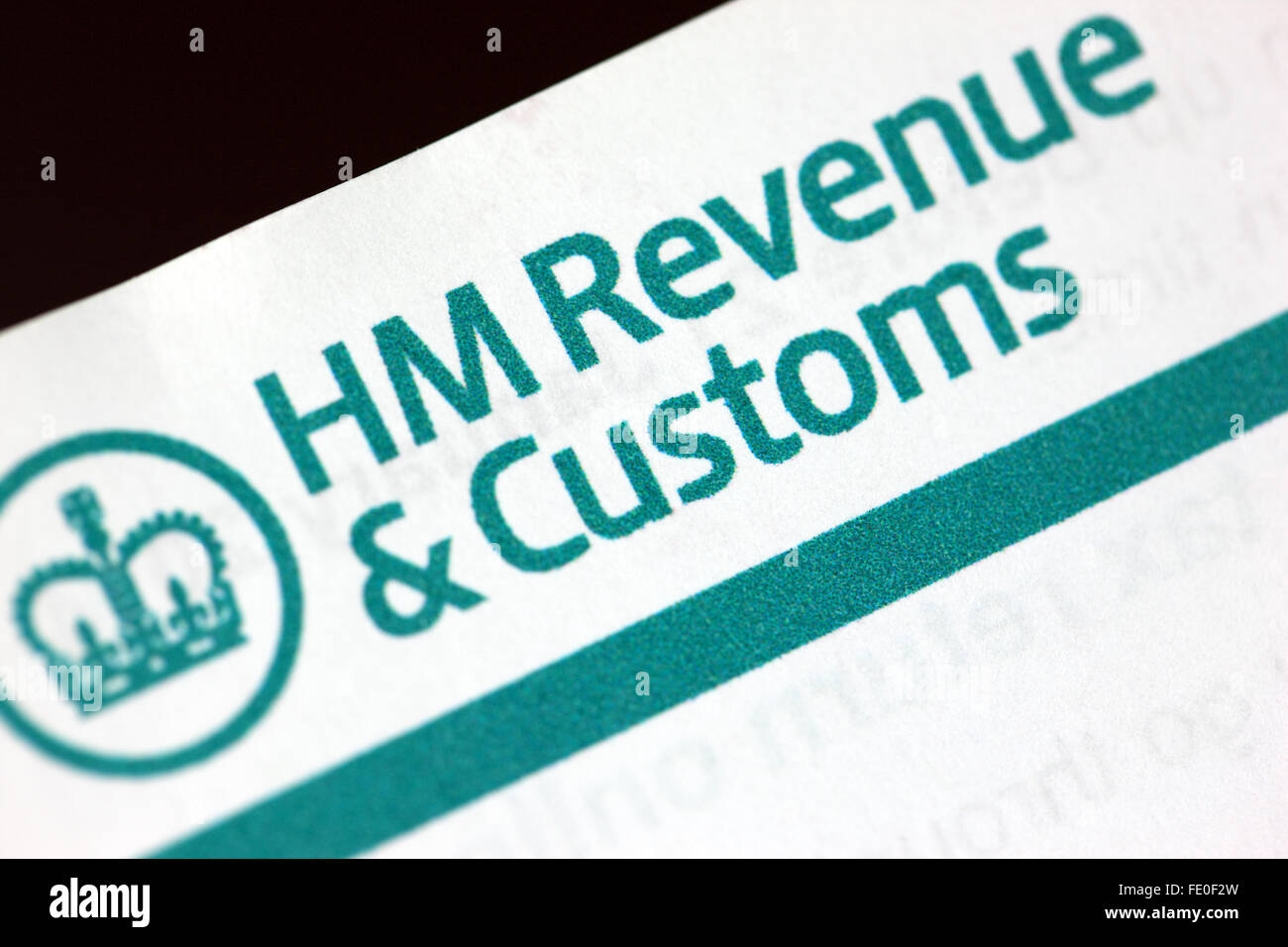 HM Revenue Customs Nombre Y Logotipo Fotograf a De Stock Alamy