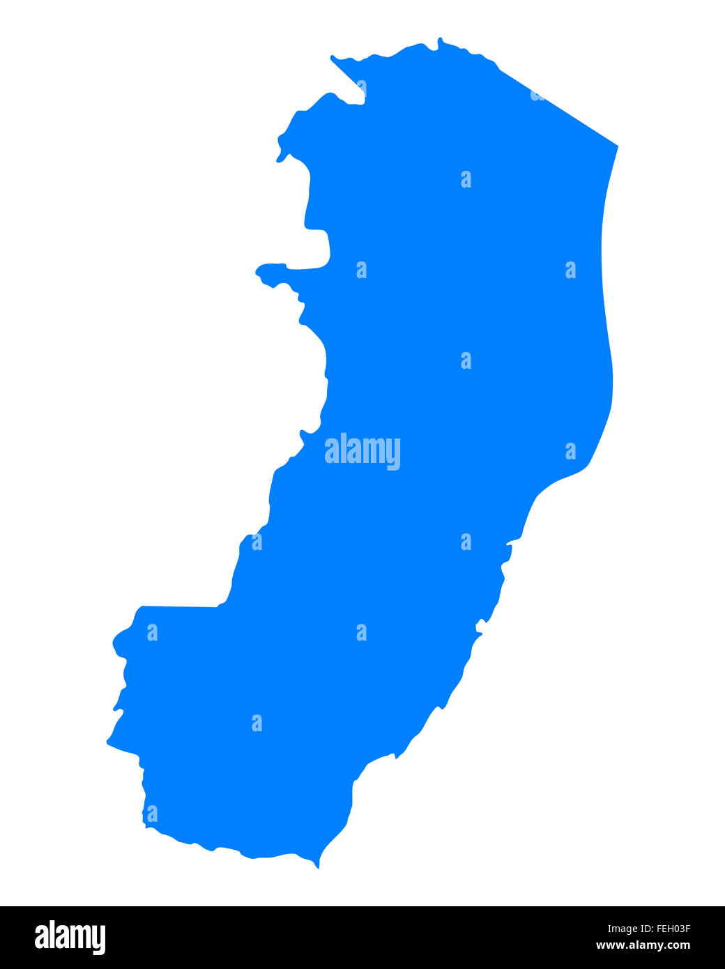 Mapa de Espirito Santo Fotografía de stock - Alamy