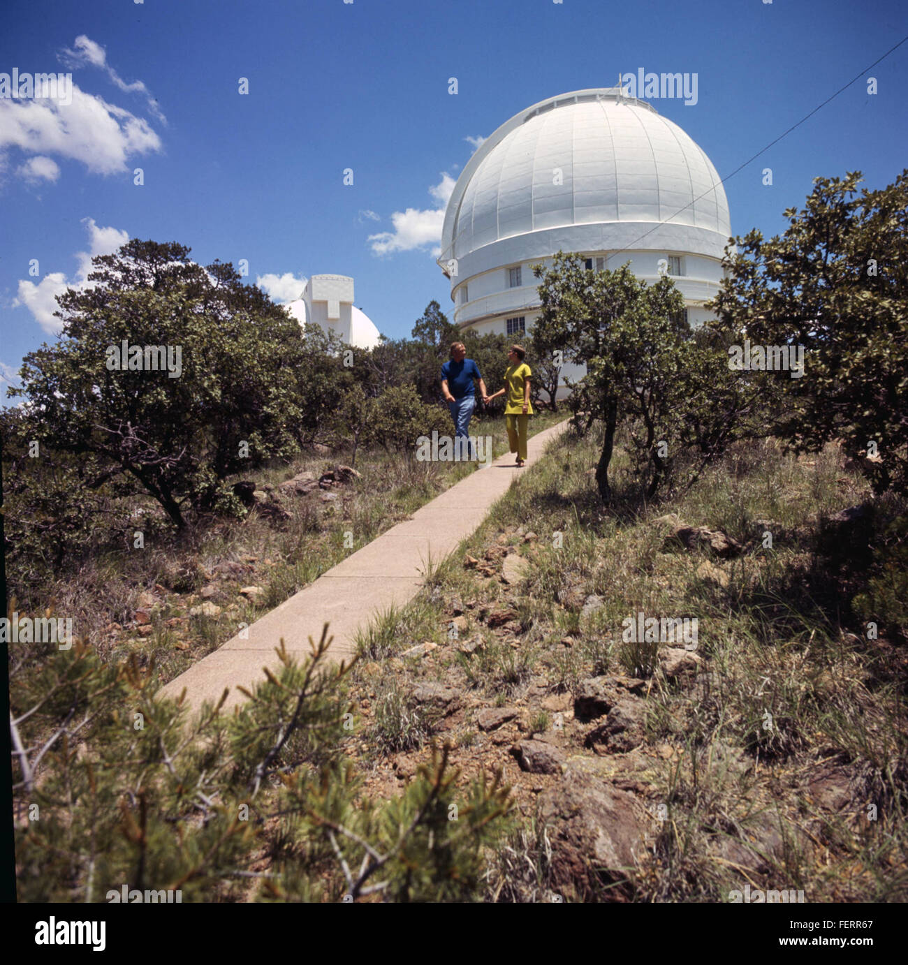 El observatorio McDonald. Foto de stock