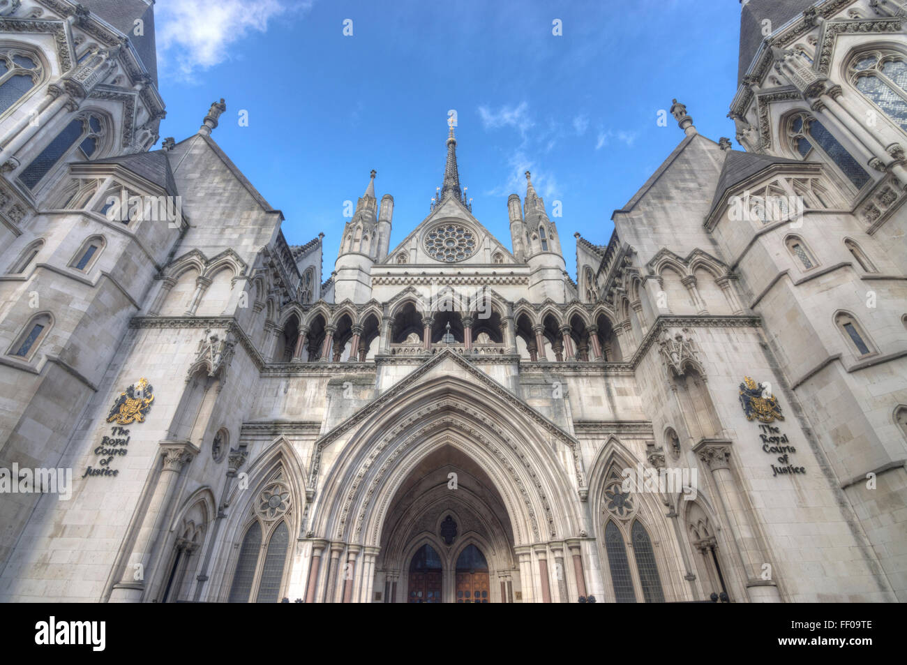 Tribunales de Justicia real Alto Tribunal de Londres Foto de stock