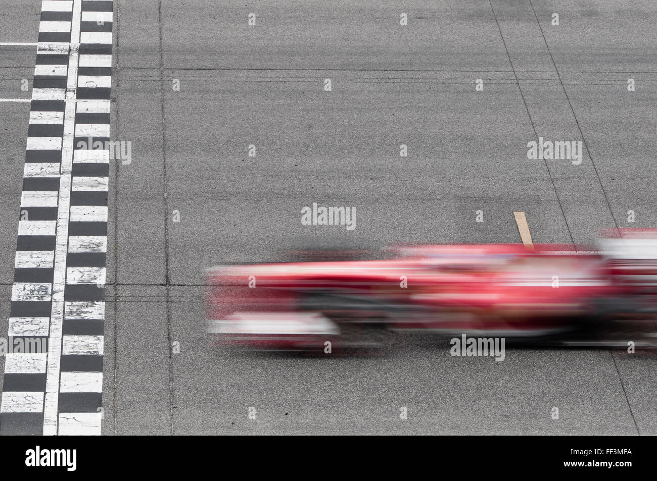 Ferrari Formule 1 días de test , Montmelo, Barcelona , España Foto de stock