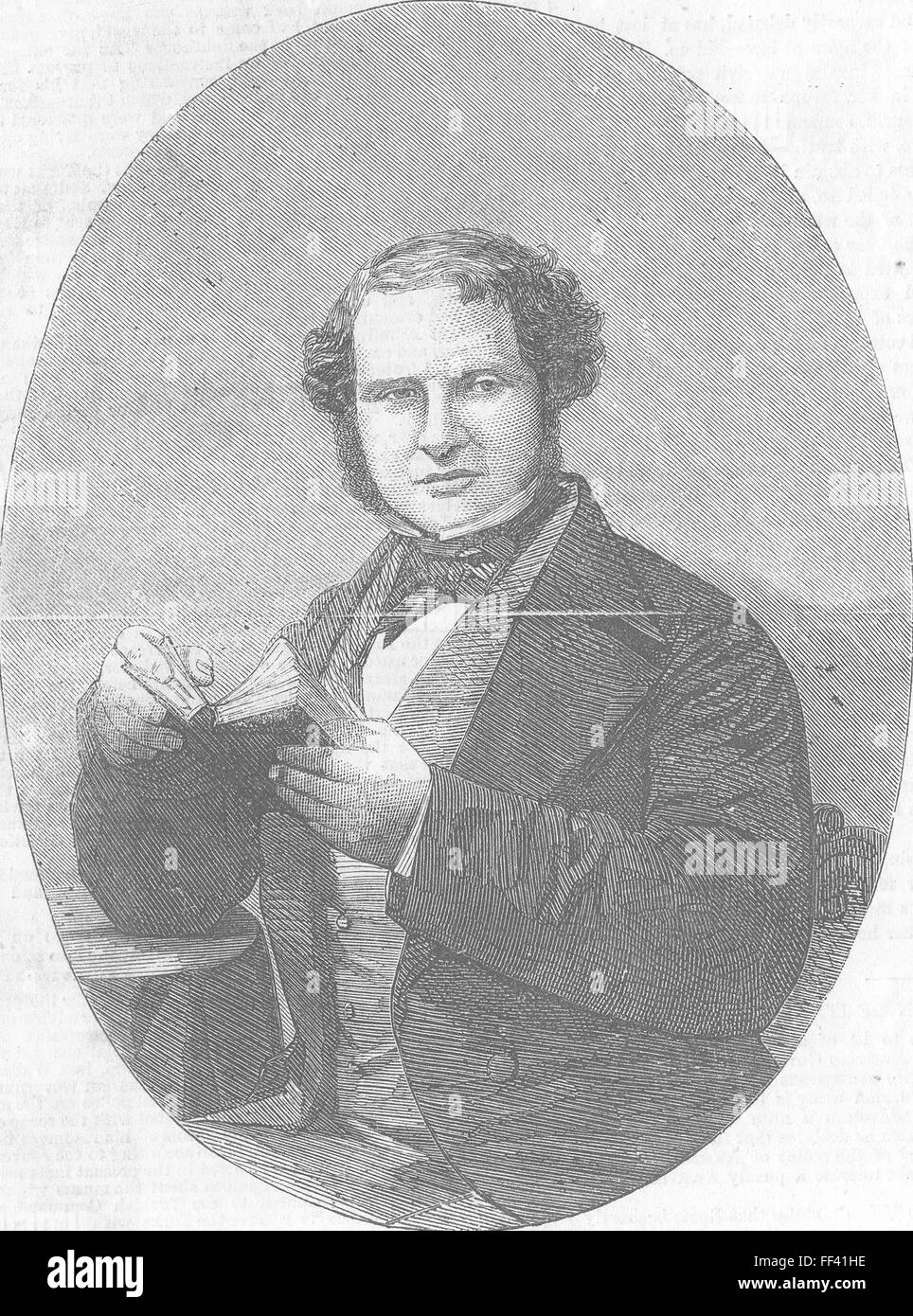 San Petersburgo Earl Granville, embajador en ct del 1856. Illustrated London News Foto de stock