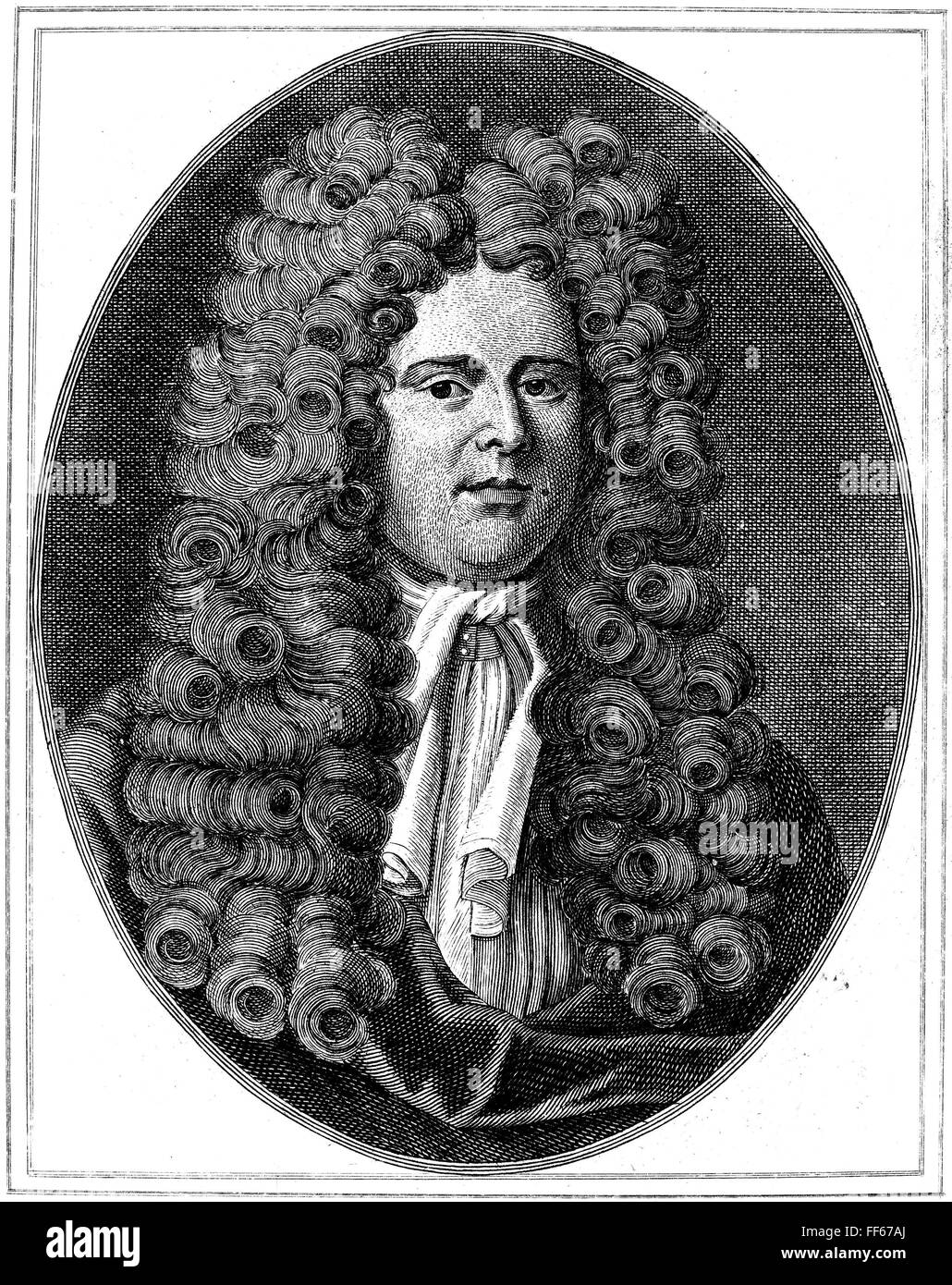 DANIEL DEFOE (C1659-1731). /NEnglish escritor. Acero grabado, inglés, C1810. Foto de stock
