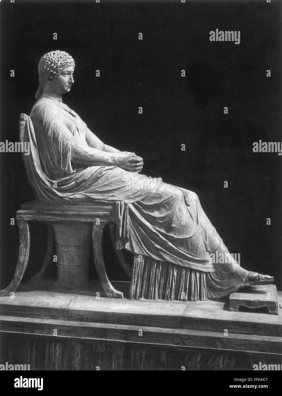 Agripina la mayor /n(13 A.C.?-33 d.C.). Noble romana; la esposa de Germánico César y madre de Calígula. Foto de stock