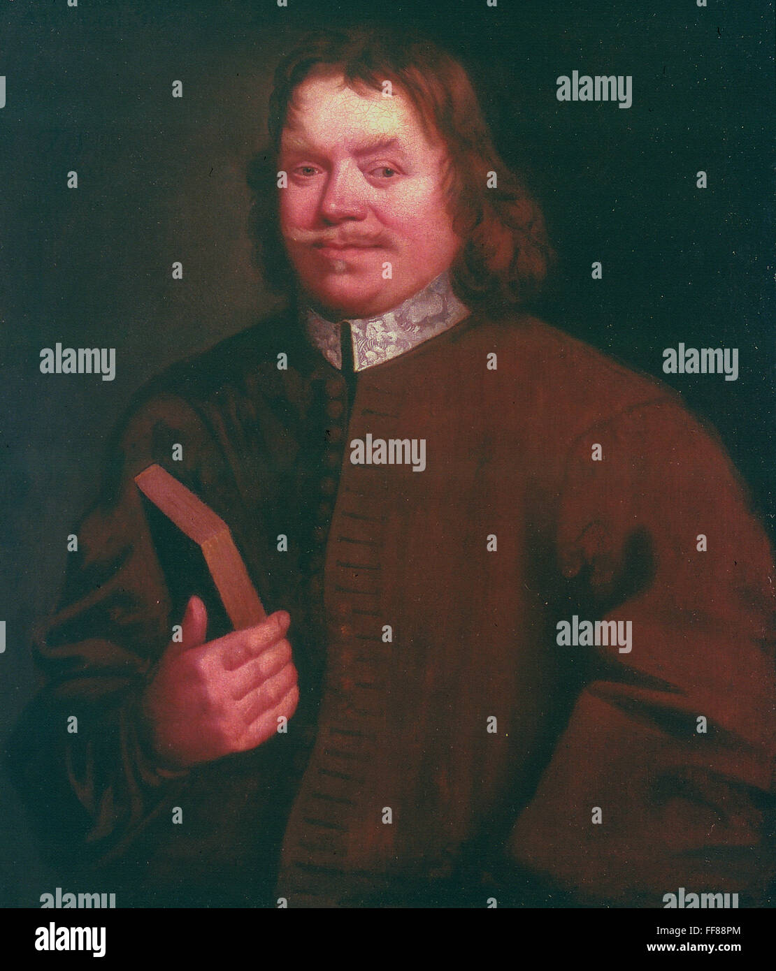 JOHN BUNYAN (1628-1688). /NEnglish predicador y escritor. Óleo sobre lienzo, 1684, por Thomas Sadler. Foto de stock